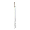 Glarry Basswood Electric GJass Bass Guitar w/ Power Wire Tools Bag Pick White