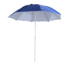 Beach Umbrella Sun Shelter 2 in 1 Umbrella UV Protection Steel Blue