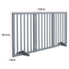 3 4 Panel Puppy Dog Pen Folding Gate Play Fence Pet Home Divider Safety Indoor