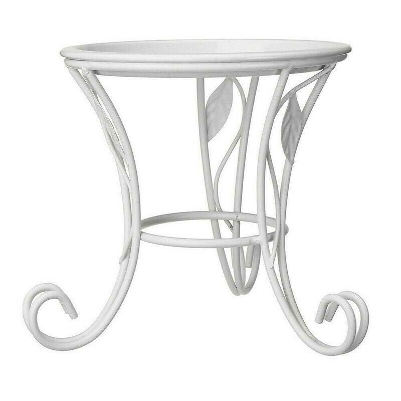 Metal Plant Pot Stand Flower Display Shelf Garden Patio Indoor Outdoor