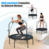 40" Foldable Fitness Trampoline Kids Adult Exercise Jump Rebounder W/ Handle