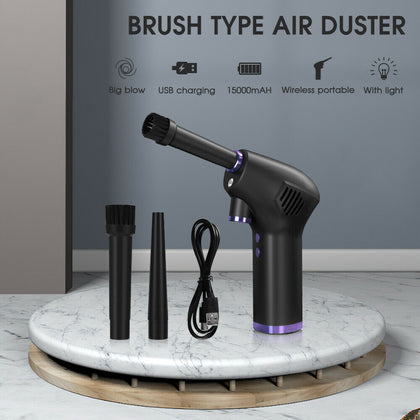 60W 45000RPM Cordless 15000mAh Air Duster Computer Replaces Compressed Spray Gas