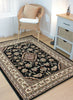 SMALL - EXTRA LARGE ELEGANT CLASSIC TRADITIONAL RUGS BLUE DARK RED GREEN BEIGE