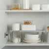 Adjustable Stand Rack Storage Shelf Cupboard Support Organiser Pantry Kitchen UK