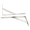6-12N Triangle Stainless Steel L-Shaped Heavy Duty Wall Shelf Support Bracket UK