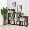 Bookshelf 2/3/4 Tier movable Cube Bookcase Storage Display Shelving Rack Unit UK