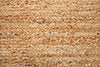 DHAKA Braided Round Rug Hand Woven with Natural Indian Jute Small Medium Large