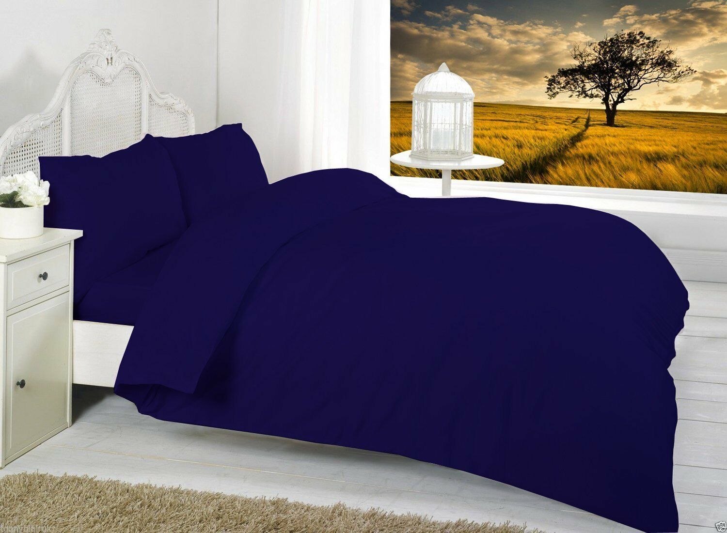Luxury Duvet Quilt Cover Sets Cotton Blend King Double Single Super 40% off RRP