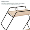 Floating Wooden Mteal Shelf Double Hexagon Storage Rack For Home Wall Decoration