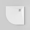 Quadrant Shower Tray Anti-Slip Lightweight Slate Effect For Enclosure Cubicle