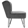 Velvet Fabric Scallop Back Chair Lounge Occasional Accent Sofa Armchair 5 Styles