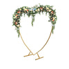 210cm(6.89ft) Heart Shaped Wedding Metal Balloon Arch Stand Frame Display Kit UK