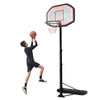10FT Big Backboard In/Outdoor Adjustable Basketball Hoop System Kids Adults