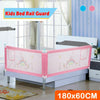 Kids Bed Guard Toddler Safety Children Bedguard Folding Metal Rail 180cm Blue UK