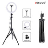 10" LED Ring Light with Stand for Youtube Tiktok Makeup Video Phone Selfie + USB