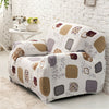 1 Seater Stretch Sofa Cover Arm Chair Couch Slipcover Covers W/ Pillow Case