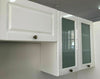 White Gloss Kitchen Glass Door Unit Wall Cabinet 80cm 800 Cupboard Shaker Antila