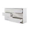 MODERN - White Chest Of Drawers Bedroom Furniture Storage Bedside 2-6 Draws UK