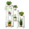 7 Tier Metal Flower Plant Pot Stand Display Shelf Garden Rack Holder Storage UK