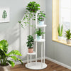Industrial Bookshelf 6Tier Ladder Shelf Plant Display Rack Storage Shelving Unit