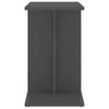 Living Room Modern Side Table Grey 50x30x50 cm Chipboard