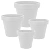 Plastic Flower Plant Garden Indoor Outdoor Herb Planter Pots Sizes and Colours