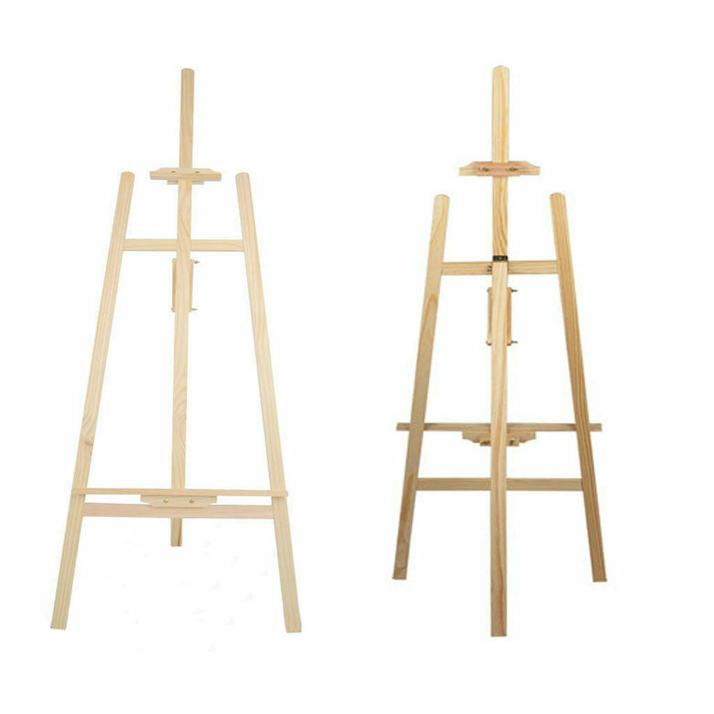 Wooden Studio Easel Art Craft Display Easel 150cm Wood Wedding Painting Stand UK