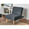 2 Seater Corner Sofa Bed Armchair Recliner Sofabed with Footstool Furniture
