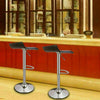 2/4 x Bar Stools Gas Lift Swivel Stool Hub Club Cafe Breakfast Chairs PU Leather