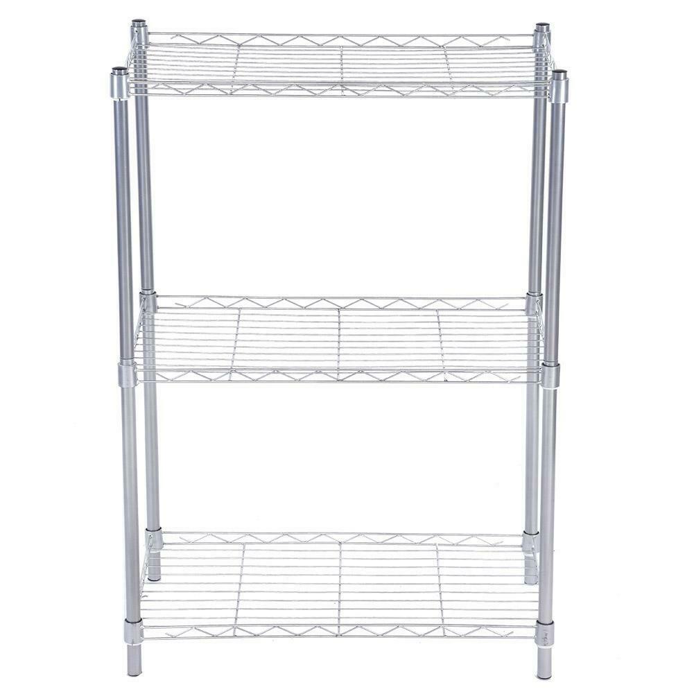 3 Tier Storage Stand Book Shelf Bathroom Kitchen Oven Rack Display Shelving Unit