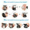 Electric Mens Hair Clippers Beard Body Trimmer Barber Shaver Cutting Machine Set