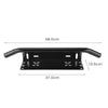 Aluminum Alloy License Number Plate Frame Bull Bar Bumper Mount Light Lamp