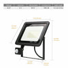 Slim LED Security Floodlight Outdoor Garden PIR Motion Sensor Wall Flood Lights