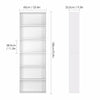 180cm Bookcase 6 Tier Cube Bookshelf Storage Cabinet Shelving Unit Display Shelf
