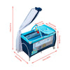 Portable Baby Travel Cot Crib Bassinet Bed Playpen Infants with Mattress Folding