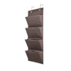 4 TIER OVER THE DOOR HANGING HOOKS ORGANISER STORAGE POCKETS WARDROBE UNIT