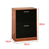 Shoe Cabinet Storage Unit Wooden Shoe Rack Stand Cupboard 2 3 Drawer Organiser