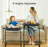 Freestanding Adjustable Portable Table buddy Dinner Laptop desk with cup holder