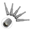 5Pcs 8 mm Magnetic Tech Screw Driver Tek Bit Drill Nut Setter Roofing Cladding