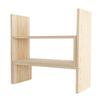Multipurpose Desk Bookshelf Desktop Storage Organizer Display Shelf Rack Wooden