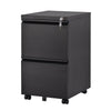 Mobile Filing Cabinet Steel 2 or 3 Drawers with Lock and Handles Home Office