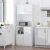 Freestanding Kitchen Cabinet Storage Unit Pantry Cupboard Organiser White