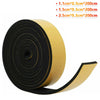 5pcs Extra Thick Rubber Foam Weather Strip Draught Excluder Seal 2M