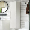 Bathroom White Hanging Toilet Cabinet Wood Makeup Storage Shelf Bedroom Cupboard