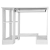 Computer Desk Laptop Wooden Drawer Home Office Work Study Writing Table White