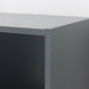 3 Tier Bookcase Wide Display Shelving Storage Unit Wood Furniture Dark Grey