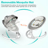 Bluetooth Baby Electric Swing Rocker Chair Infant Cradle Bouncer Seat Soft Music