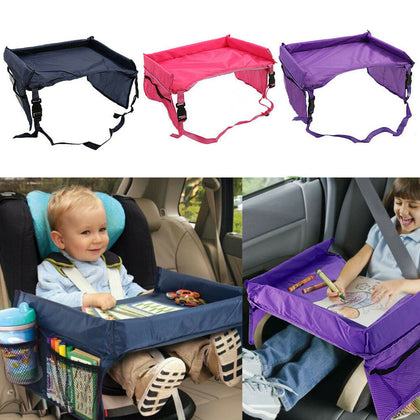 Portable Baby Kids Snack Play Tray for Car Seat Plane Toddler Travel table
