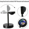 LED Sunset Lamp Projector USB Atmosphere Desk Night Light, Rainbow Neon Lights