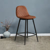 2X Bar Stools PU/ Velvet/ Fabric Breakfast Stool Chairs Kitchen Pub Grey Brown